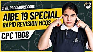 Aibe 19 Special Mcqs Class || Civil Procedure code,1908