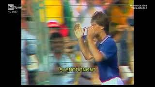 1982 ITALIA-BRASILE GOL ANNULLATO AD ANTOGNONI