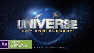 Element 3D Template - Universal-Studios Intro Logo Animation