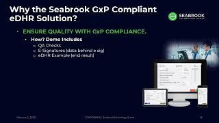 Seabrook Technology Group GxP Compliant eDHR Solution