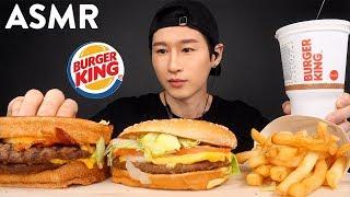 ASMR Burger King Mukbang (Whopper + Sourdough King) Whispering | EATING SOUNDS | Zach Choi ASMR