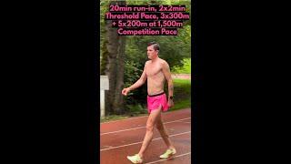 Jakob Ingebrigtsen Training at Nike HQ - Oregon USA - Before Eugene Diamond League