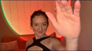 ASMR | Guiding you through a Yoga Class (whisper, hand movements)