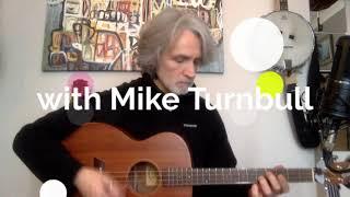 tenor guitar lessons in GDAD with Mike Turnbull - Double stops in G and other G chord shapes!