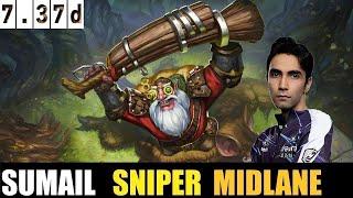  SUMAIL [SNIPER] MID 7.37D- DOTA 2 HIGHEST MMR MATCH#dota2   #dota2gameplay #sumail