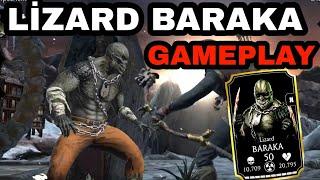 YENİ GELEN OYUNUN EN GÜÇLÜ ALTIN KARAKTERİ OYNANIŞ | Lizard Baraka Gameplay | Mk Mobile | Phoentes