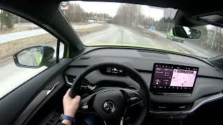 All New Skoda Enyaq RS POV DRIVE