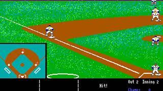 HardBall! (Accolade, Distinctive Software, Sculptured Software) (MS-DOS) [1987] [PC Longplay]