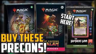 Top 5 Best Precon Decks for Commander for Beginners! (Bloomburrow UPDATE!) - Magic: The Gathering