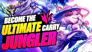 How To ACTUALLY Become A S+ Total CARRY Jungler! (Get MVP Every Game ft TEEMO JUNGLE)