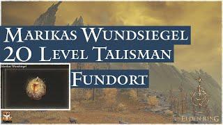 Elden Ring Marikas Wundsiegel Talisman Fundort | 20 Level in Geist Weisheit Glaube Arkanenergie