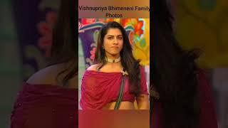 Vishnupriyaa Bhimeneni Family Photos| Bigg Boss season 8 Telugu contestant | #bb8 #bb8updates #yt