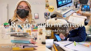 Poniéndome al Día con la Universidad después de tener Covid... Vlog Productivo!