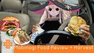 Mabinogi Food Review + Harvesting!
