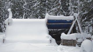 Solo Wintertime Overnighter at my Long-term Camp - Camp Firlend