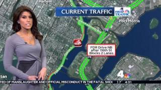 NBC 4 New York News: Lauren Scala Beautiful Gray Dress (2-12-16)