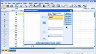 Oneway Repeated Measures Anova - SPSS (part1)