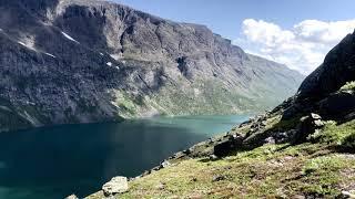 Knutshøe view to Besseggen, Jotunheimen, Norway