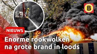 Grote brand in loods van recyclingbedrijf | Omroep Brabant