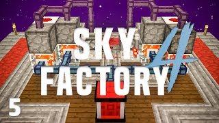 SkyFactory 4 Ep. 5 Automated Lava Production + Early Power