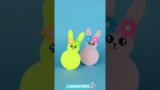 How to Make a Paper Bunny | DIY Easy Easter Crafts #Shorts