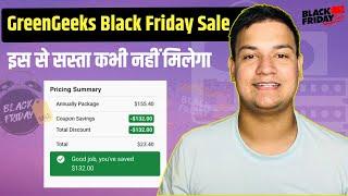 Greengeeks Black Friday Sale 2024  | Huge Discount upTo 86% OFF 