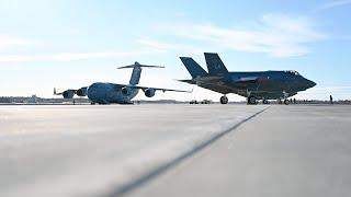 48th Fighter Wing RAF Lakenheath F-35As land at Amari Air Base Estonia