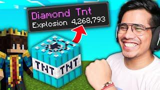 Minecraft, But TNT Drops OP Items !!!