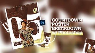 COUNTDOWN BIRTHDAY POSTER DESIGN BREAKDOWN W/ PHOTOSHOP Part 6 | IB DOUGLAS