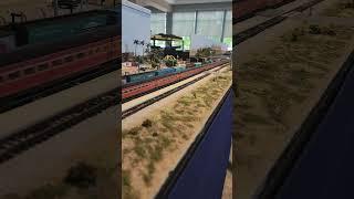 #NScale Penn Central and #SouthernPacific Daylight #trains. #modeltrains #train #hobby