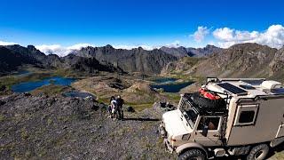 CAMPING WITH A TRUCK CARAVAN IN A HIDDEN HEAVEN