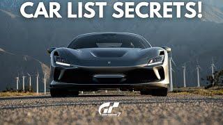 Gran Turismo 7: Car List Secrets Leaked (+ Ferrari F8, F12)