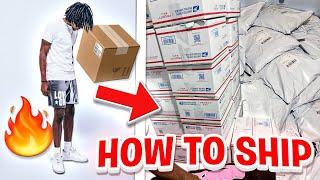 HOW TO SHIP OUT YOUR CLOTHING BRAND ORDERS *STEP BY STEP*