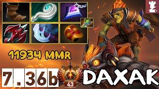 Offlane Batrider  | 11934 MMR | Daxak | 7.36b | Immortal Dota 2 Pro Plays