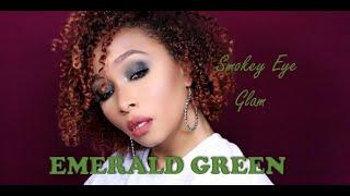 What I Was Thinking | Emerald Green Smokey Eye Glam Talk Through | MakeUPbyKiani