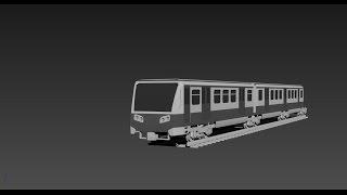 Modeling simple train 3ds max tutorial part - 1