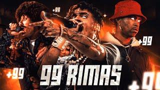 99 RIMAS que DESTRUIRAM as BATALHAS!