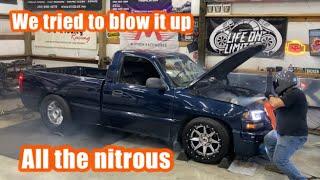 TURBO 4.3 goes FULL SEND on the DYNO with ALL THE NITROUS!!!