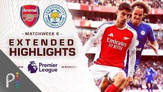 Arsenal v. Leicester City | PREMIER LEAGUE HIGHLIGHTS | 9/28/2024 | NBC Sports