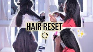 HAIR RESCUE!! | Silk Press on Type 4 Natural Hair