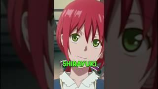 Beautiful Red hair which brings misfortune to Shirayuki #anime #shorts #snowwhitewiththeredhair