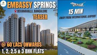 Embassy Verde At Embassy Springs Bangalore: Most Premium Mega Township Project In Devanahalli