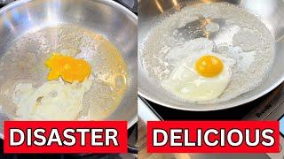 How to Master Pan Temperature for Perfect Fried Eggs in Stainless Steel Pans