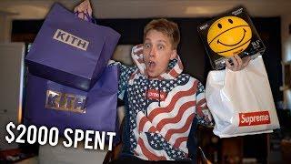 SUPREME WEEK 3 IN STORE & KITH TOMMY HILFIGER! LA SHOPPING VLOG