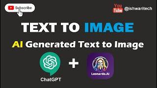 "How to Create Images from Text Using ChatGPT & Leonardo AI" #shorts #short #ytshorts #shortsvideo