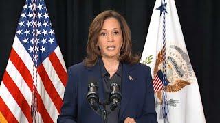 Kamala Harris speaks on death of Hamas leader Yahya Sinwar