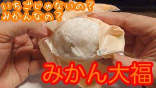 深谷市菊寿堂　みかん大福を食べてみた