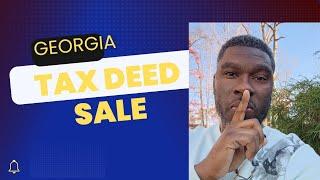 Georgia Tax Deed Sale #taxdeeds #realestate #taxdeedinvesting #information #howto