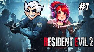 FIRST CLAIR RUN EVER?! | RE2:Remake W/FireHeart | #1