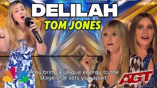 GOLDEN BUZZER] INCREDIBLE VOICE FILIPINO Singer Sings DELILAH/Judges and Audiences were AMAZED her